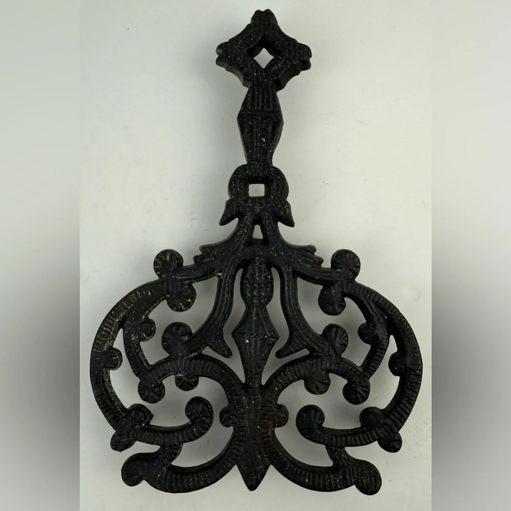 Vintage Black Cast Iron Trivets Wall Decor Set‎ of 3